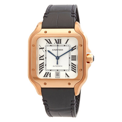 Cartier Santos Automatic Silver Dial Mens Watch (WGSA0019) (arb2584)