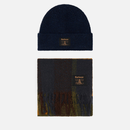 Barbour: Синяя шапка 