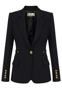 ELISABETTA FRANCHI: Чёрный жакет 