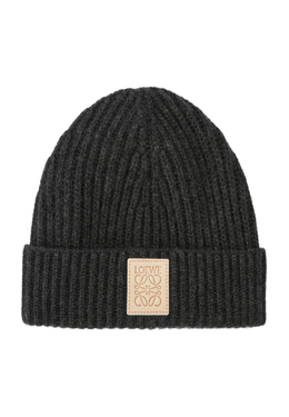 LOEWE: Чёрная шапка 
