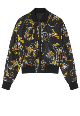 VERSACE JEANS COUTURE: Чёрная куртка 
