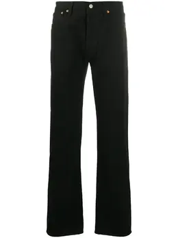 Levi's: Чёрные джинсы  501