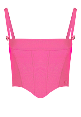 CHIARA FERRAGNI: Розовый топ 