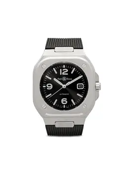 Наручные часы BR 05 Black Steel 40 мм Bell & Ross, черный 14629959 | черный