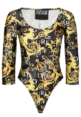 VERSACE JEANS COUTURE: Золотой боди 