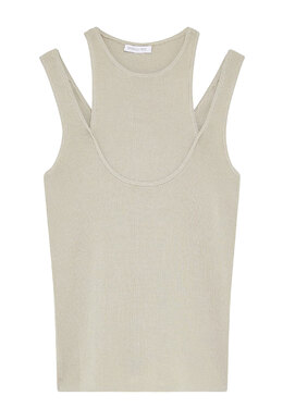 PATRIZIA PEPE: Серая майка 