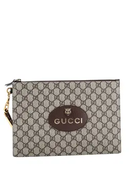 Gucci Neo Vintage Wristlet Pouch GG Coated Canvas clutch bag 32523958