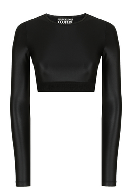 VERSACE JEANS COUTURE: Чёрный топ 
