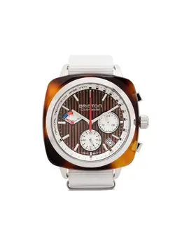 Наручные часы Clubmaster Regatta 42 мм Briston, коричневый 28391718 | коричневый