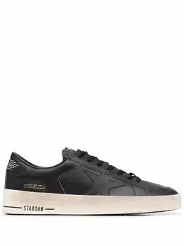 Golden Goose: Чёрные кроссовки  Stardan
