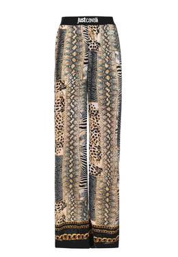 JUST CAVALLI: Бежевые брюки 