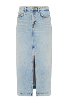 7 FOR ALL MANKIND: Джинсовая юбка 