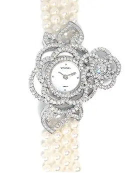 Chanel 1990-2000 pre-owned Camélia pearl 23mm 19476075