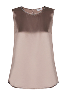 PESERICO: Бежевый топ 