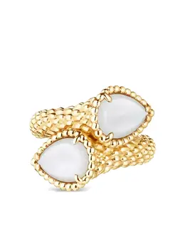 Boucheron 18K yellow gold Serpent Bohème pearl ring 24463426