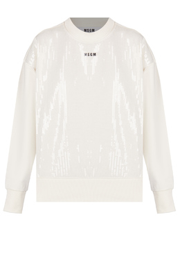 MSGM: Белый свитшот 