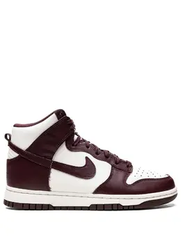 Nike: Белые кроссовки  Dunk High