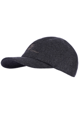 BRUNELLO CUCINELLI: Серая кепка 