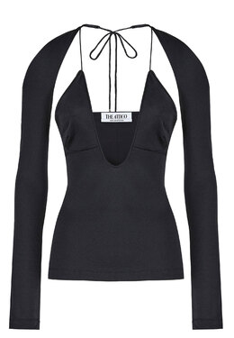 THE ATTICO: Чёрный топ 