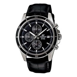 Часы Men's Casio EDIFICE Series Minimalistic Casual Watch Business Mens Black Analog, черный efr-526l-1av | black