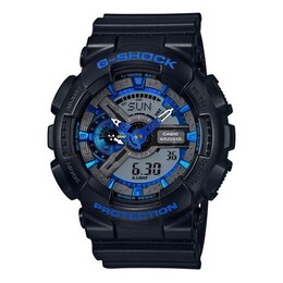 Часы Casio G-Shock Analog-Digital 'Black Blue', черный ga-110cb-1a | black