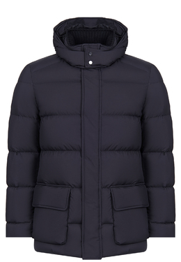 LANDI: Чёрный пуховик 