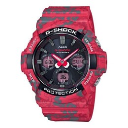 Часы Casio G-Shock Analog-Digital 'Red', красный gaw-100cg-4a | red/black
