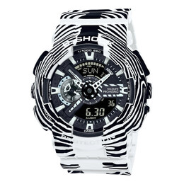 Часы Casio G-Shock Analog-Digital 'White', черный ga-110wlp-7ajr | black/white