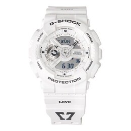 Часы Casio G-Shock Analog-Digital 'White', белый ga-110mw-7aprs | white