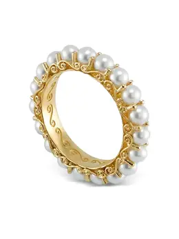Dolce & Gabbana 18K yellow gold pearl ring 30688422