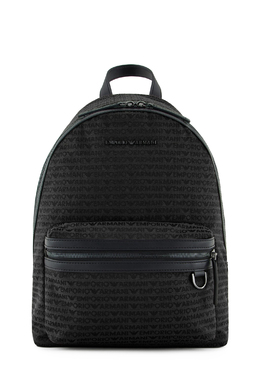 EMPORIO ARMANI: Чёрный рюкзак 