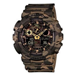 Часы Casio G-Shock Analog-Digital 'Brown', коричневый ga-100cm-5a | brown