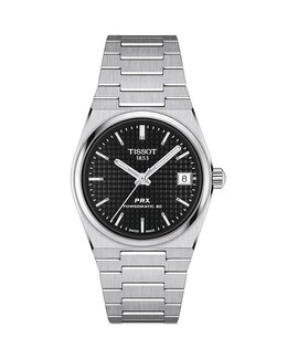 Часы Tissot PRX Powermatic 80, 35 мм, черный 4791920 | black/silver