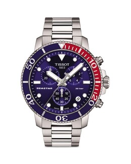 Хронограф Seastar 1000, 45,5 мм Tissot 4138324 | blue/silver