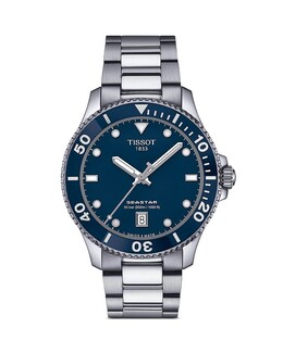 Часы Tissot Seastar 1000, 40 мм 4707059 | blue/silver