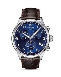 Классический хронограф Tissot Chrono XL, 45 мм 2873536 | blue/brown