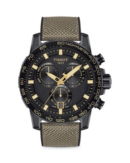 Суперспортивный хронограф, 46 мм Tissot 4249489 | black/green