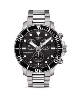 Хронограф Tissot Seastar 1000 с синим циферблатом, 45,5 мм 3214772 | black/silver