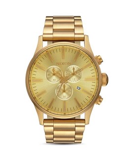 Часы Sentry Chrono, 42 мм Nixon, цвет Gold 2434940 | gold