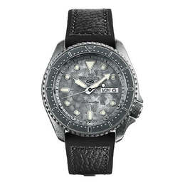 Часы Men's Seiko No. 5 Series Retro Automatic Mechanical waterproof Watch Gray Black srpe79k1 | grayblack