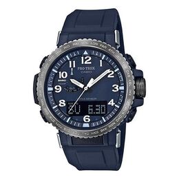 Часы Casio G Shock Waterproof Sports Solar Powered Mens Blue Analog/Digital Combo, синий prw-50yfe-2apr | blue