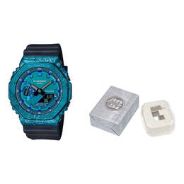 Часы Casio G-Shock Analog-Digital 'Blue', синий gm-2140gem-2apr | blue