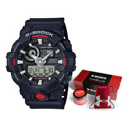 Часы Casio G-Shock Analog-Digital 'Black', черный ga-700-1apru | black