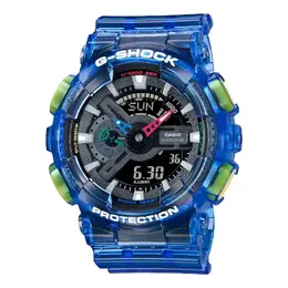 Часы Casio G-Shock Digital-Analog 'Transparent Blue', синий ga-110jt-2apr | blue