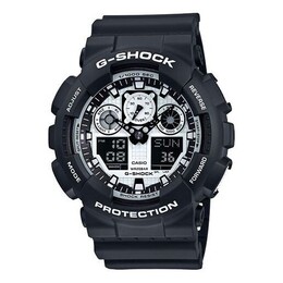 Часы Casio G-Shock Analog-Digital 'Black', черный ga-100bw-1a | black