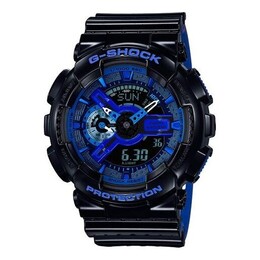 Часы Casio G-Shock Analog-Digital 'Black Blue', черный ga-110lpa-1a | blueblack