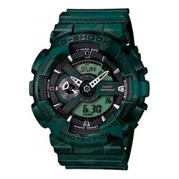 Часы Casio G-Shock Analog-Digital 'Green', зеленый ga-110cm-3 | green