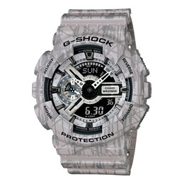 Часы Casio G-Shock Analog-Digital 'Grey', серый ga-110sl-8 | gray