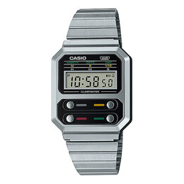 Часы Casio Youth G-Shock Digital Watch 'Silver Black', цвет silver a100we-1a | silver