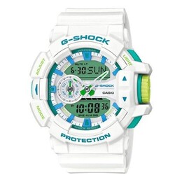 Часы Casio G-Shock Analog-Digital 'White', зеленый ga-400wg-7a | whitegreen